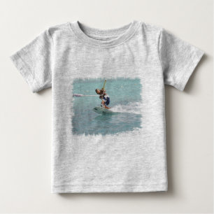 Bebé La camiseta del niño de la vuelta de Wakeboarding