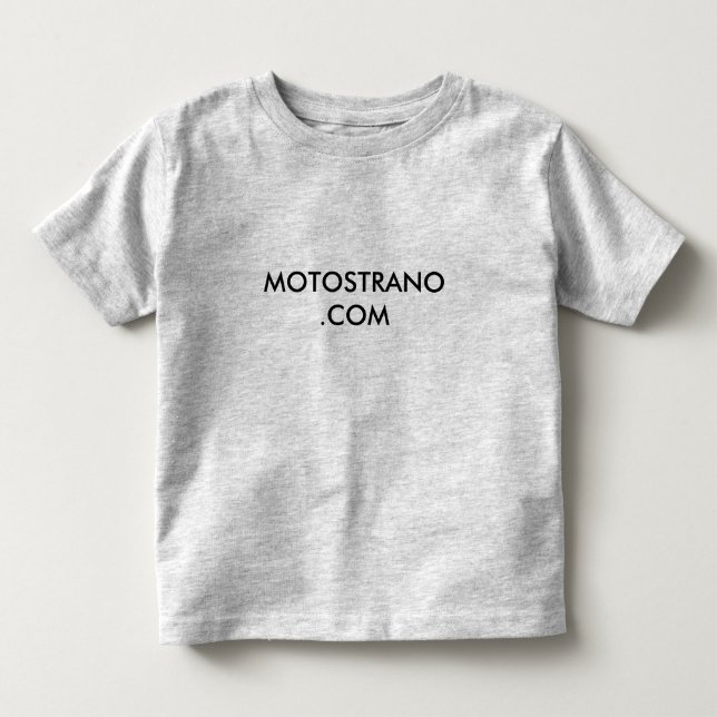Bebé La camiseta del niño de MOTOSTRANO.COM (Anverso)