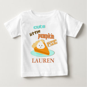 Bebé La camiseta del niño del pastel de calabaza