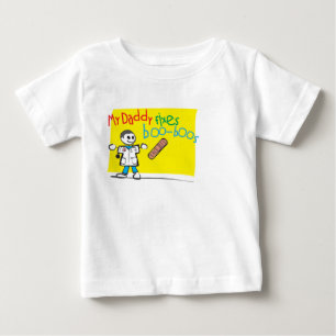 Bebé La camiseta infantil mi papá fija metidas de pata