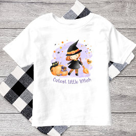 Bebé La camiseta más burlona del chica de Halloween