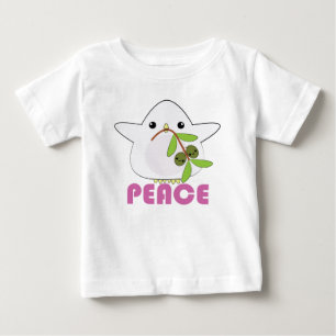 Bebé La paz de Kawaii se zambulló con la camiseta del