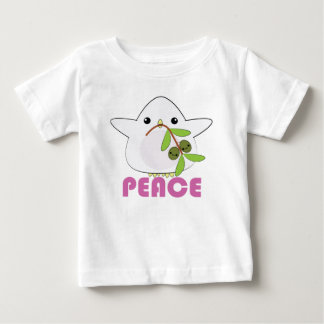 Bebé La paz de Kawaii se zambulló con la camiseta del