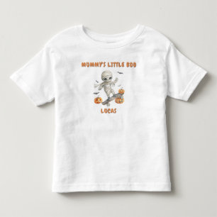 Bebé La pequeña camiseta de mi mamá sobre el patinaje d