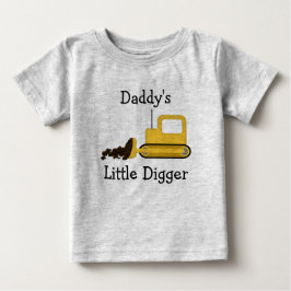 Bebé La pequeña camiseta de papá