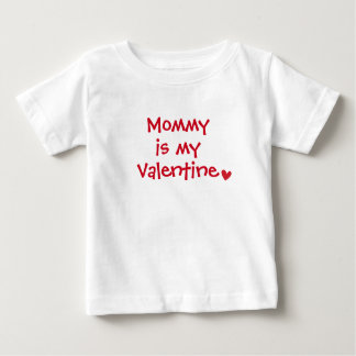 Bebé La pequeña camiseta de San Valentín de mamá