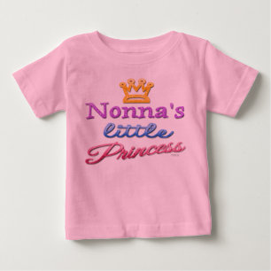Bebé La pequeña princesa de Nonna, bebé, camiseta