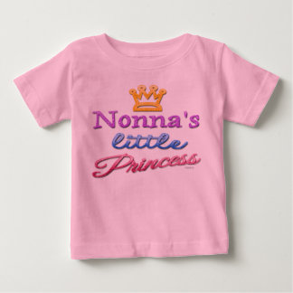 Bebé La pequeña princesa de Nonna, bebé, camiseta