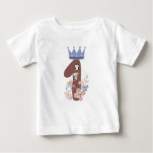 La primera camiseta de cumpleaños de Little King"