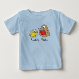 Bebé Leer piedras divertidas libro de camiseta para beb