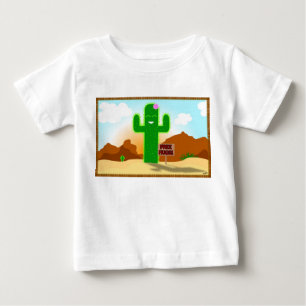 Bebé Libere la camiseta del niño del cactus de los