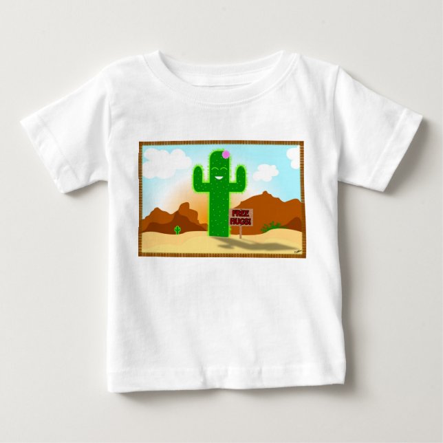 Bebé Libere la camiseta del niño del cactus de los (Anverso)