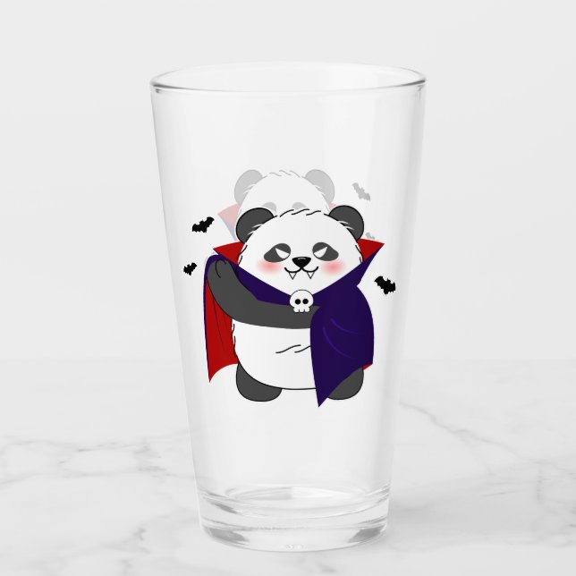 Bebé lindo de Halloween Vampiro Panda Dracula (Anverso)