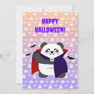Bebé lindo de Halloween Vampiro Panda Dracula