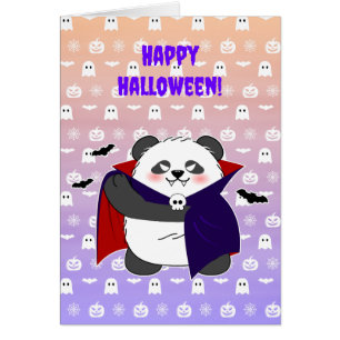 Bebé lindo de Halloween Vampiro Panda Dracula