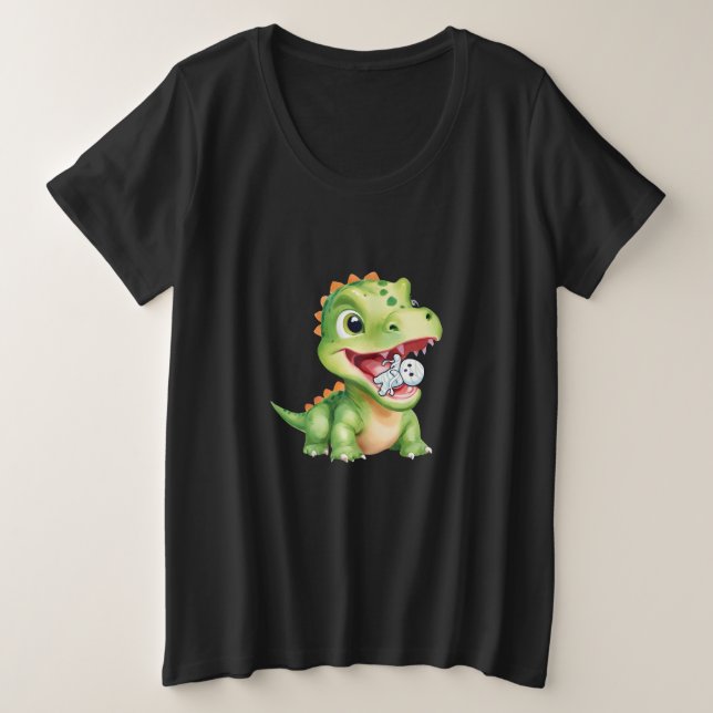 Bebé lindo Dinosaurio come esqueleto momia Hallowe (Anverso del diseño)