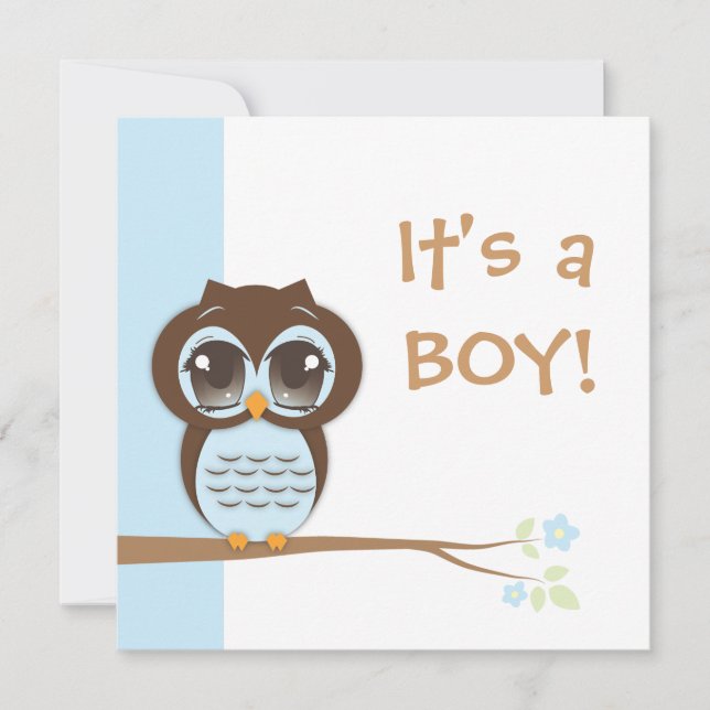 Bebé lindo es una invitación de niño a Baby Shower (Anverso)