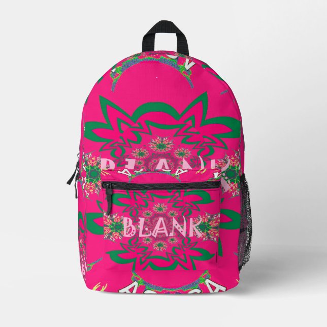 Bebé lindo Impresión Floral rosa Cortar Bolsa nuev (Anverso)