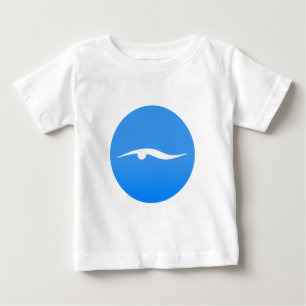 Bebé Logo de natación en camiseta