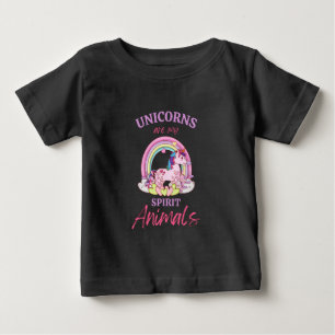 Bebé Los Unicornios Son La Camiseta De Mis Animales Esp