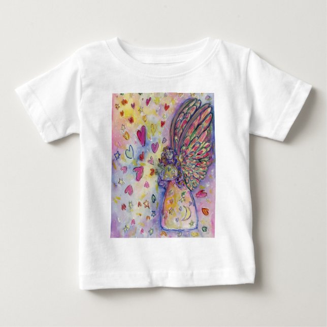 Bebé Manifiesto de camiseta de arte de ángel universal (Anverso)