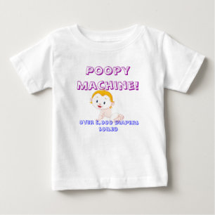 Bebé "Máquina de Poopy!" Camiseta infantil