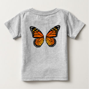 Bebé mariposa mosca Cute mariposa Alas bebé Top
