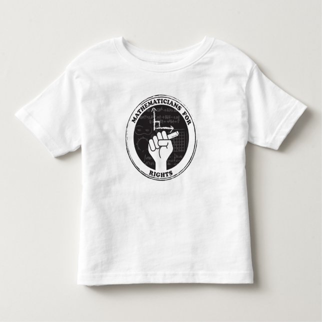 Bebé Matematistas para camiseta de derechos - Niño (Anverso)