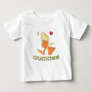 Bebé Me encanta camiseta de patos