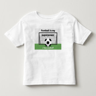 Bebé Me encanta camiseta gráfica de fútbol 