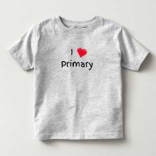 Bebé Me encanta la camiseta de los niños de la primaria
