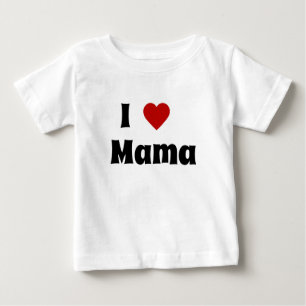 Bebé Me encanta la camiseta de mamá
