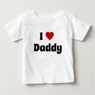 Bebé Me encanta la camiseta de papá