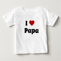 Me encanta la camiseta de papá