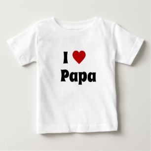 Bebé Me encanta la camiseta de papá