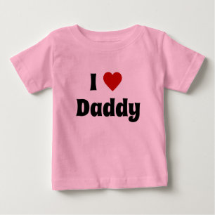 Bebé Me encanta la camiseta de papá
