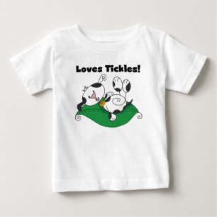 Bebé Me encanta la camiseta de Tickles
