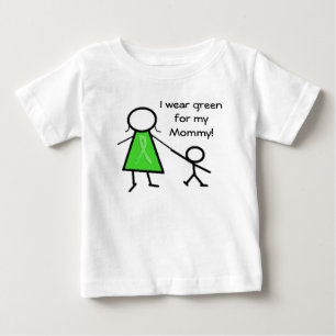 Bebé Me pongo verde para la camiseta de mi mamá