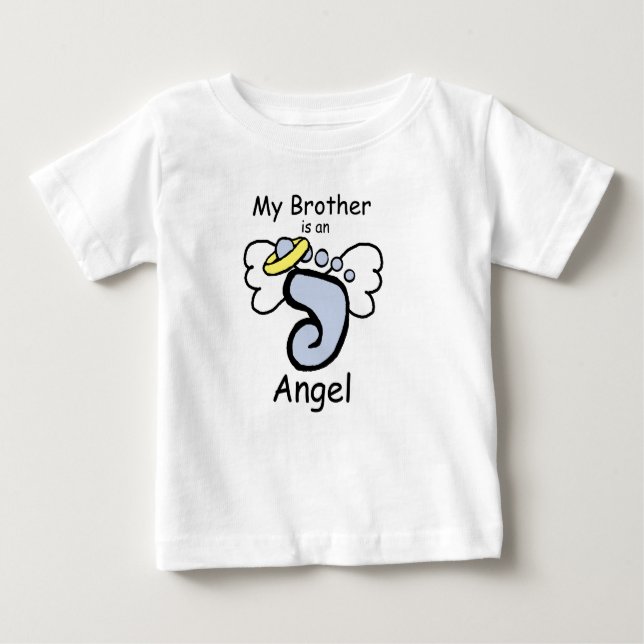Bebé Mi hermano es un camiseta de ángel (Anverso)