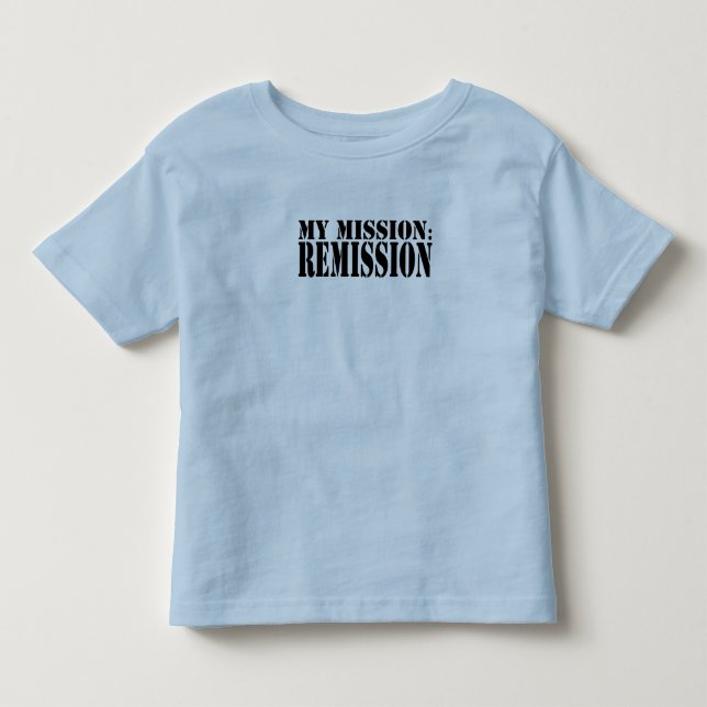 Bebé MI MISIÓN: Camiseta del campanero de Todder de la (Anverso)