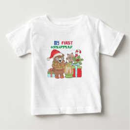 Bebé Mi primera camiseta BabY de Navidad