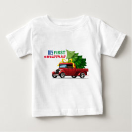 Bebé Mi primera camiseta BabY de Navidad