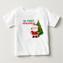 Bebé Mi primera camiseta BabY de Navidad