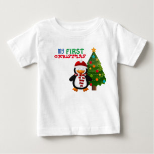 Bebé Mi primera camiseta BabY de Navidad