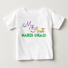 Bebé Mi primera camiseta de Mardi Gras