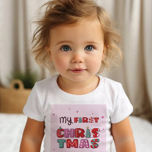 Bebé Mi primera camiseta de Navidad
