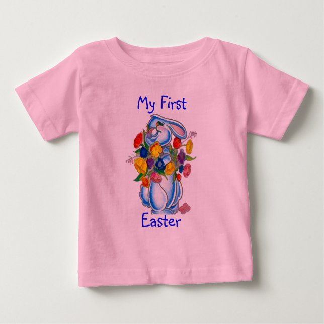 Bebé Mi primera camiseta de Pascua (Anverso)
