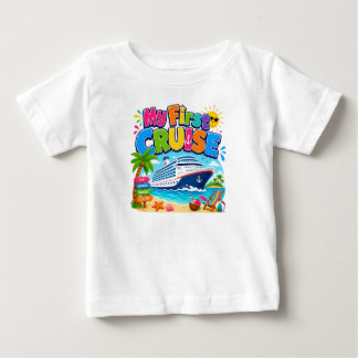 Bebé Mi primera camiseta de vacaciones de crucero para