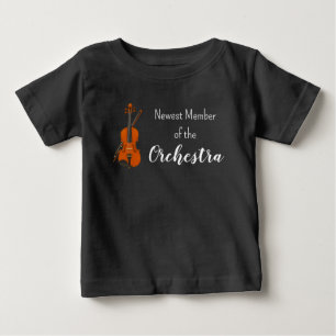 Bebé Miembro Más Nuevo de la Orquesta Camiseta de Violí
