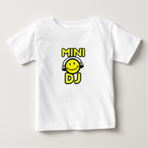 Bebé Mini DJ DJ de la camiseta de niños sonrientes